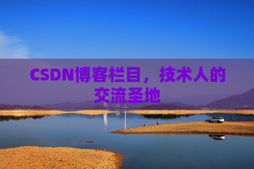 CSDN博客栏目，技术人的交流圣地